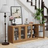 Lirago Accent Storage Cabinet Medicine Cabinets 31*31 Natural - 3 of 4