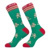 Youth Christmas Socks Funny Festive Holiday Kids Socks for Boys and Girls - Crazy Dog Socks - 2 of 4