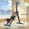 SEVOBAL Deep Squat Machine Home Glutes Trainer Machine with Resistance Bands Assist Trainer Core Legs Workout Home Gym Office , Blue, - 3 of 4