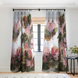 Laura Fedorowicz Floral Muse Single Panel Sheer Window Curtain - Deny Designs - 1 of 4