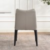 KINWELL Top-Grain Genuine Leather Modern Upholstered Dining Chair - 4 of 4