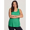 RBX Active Women's Super Soft Relaxed Fit Twist Racerback Tunic Tank Top - 2 of 4