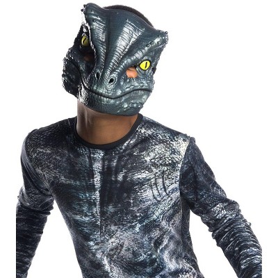 Rubie S Jurassic World Fallen Kingdom Velociraptor Blue 1 2 Mask Child Costume Accessory Target