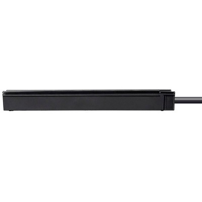 Black Heavy Duty 6 Outlet Surge Protector Power Strip