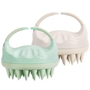 2 Pack Scalp Massager to Remove Dandruff and Relieve Itching, Shampoo Brush - 1 of 4