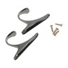 Unique Bargains Curtain Holdbacks Wall Peg Hooks Zinc Alloy 2.83"x0.63" 1 Pair - 4 of 4