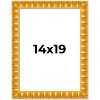 PosterPalooza | 14x19 Bamboo Picture Frame, UV Acrylic, 4 Finishes - Brown, Black, Gold, and Natural - 2 of 4