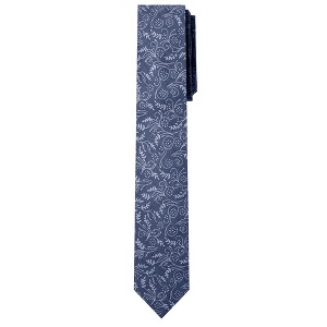 Jacob Alexander Men’s Floral Slim Cotton Necktie – 2.75" Width - 1 of 4