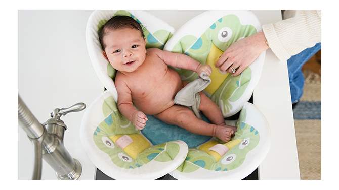 Blooming Bath Pond Pals Baby Bath Cushion - Frog, 2 of 5, play video