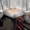 VEVOR Maple Syrup Evaporator Pan, 17.5 Gallon, 254 Cups of 8.8oz Maple Syrup, Flat Evaporator Pan with 1 Valve and 3 Heating Methods - 2 of 4