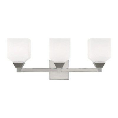 Livex Lighting Aragon 3 - Light Vanity in  Polished Chrome