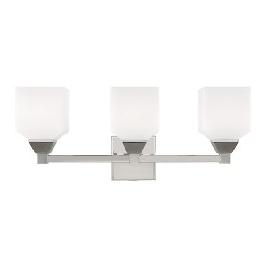 Livex Lighting Aragon 3 - Light Vanity in  Polished Chrome - 1 of 4