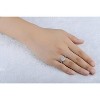 Renee Halo Engagement Ring Cz Women Gold Plated Ginger Lyne Collection - 4 of 4