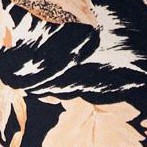 black neutral floral