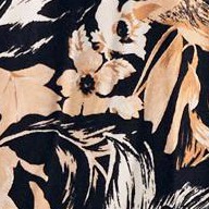 black neutral floral