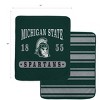 NCAA Michigan State Spartans Varsity Plaque Double Sided Royal Plush Blanket: Sports Team Logo - 2 of 3