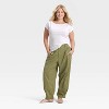 Women's Cap Sleeve Boat Neck Ribbed T-Shirt - A New Day™ Brown - 3 of 3