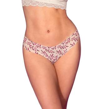 Leonisa 2-Pack Super-Soft Low-Rise Cheeky Panties - Multicolored L