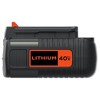 Black & Decker Lbx2540 40v Max 2.5 Ah Lithium-ion Battery : Target