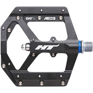 HT Components AE03(EVO+) Pedals - Platform, Aluminum, 9/16", Black - 1 of 1