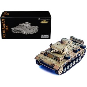 Germany Pz.Kpfw.III Ausf.N DAK Tank #124 "Tiger Insignia" 1942/43 "NEO Dragon Armor" Series 1/72 Plastic Model by Dragon Models - 1 of 4