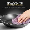 6-Pack Heavy Duty Non-Scratch Dish Scrubbers, Reusable Scouring Pads for Cleaning Dishes & Pots, Alternative to Sponges - 3 of 4