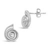SHINE by Sterling Forever Shark Eye Studs - 2 of 2