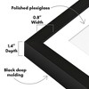 Americanflat Gallery-Style Picture Frame with Mat to Secure Artwork, Prints, and Photos - 3 of 4