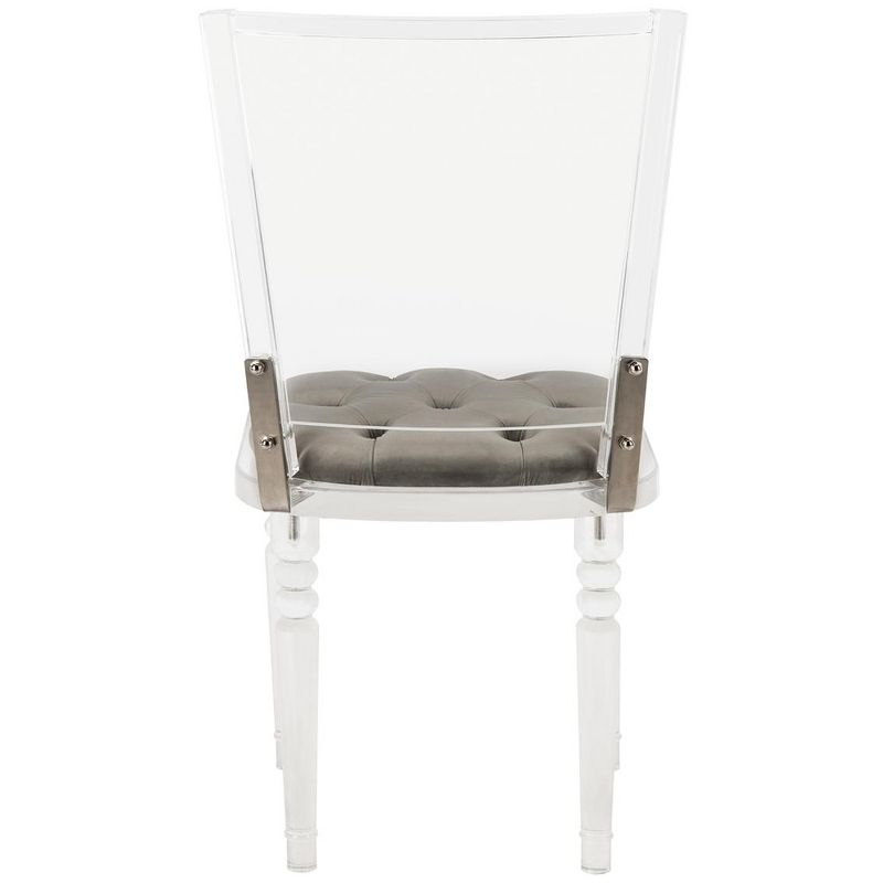 Ella Acrylic Dining Chair - Clear/Grey - Safavieh., 5 of 10