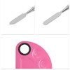 Unique Bargains Semicircle Foundation Spatula and Palette Set - 3 of 4