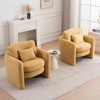 Aukfa Accent Chairs, Oversized Armchair, Mid Century Modern Reading Chair, Ergonomic Comfy Sofa Chair for Office, Apartment - 4 of 4