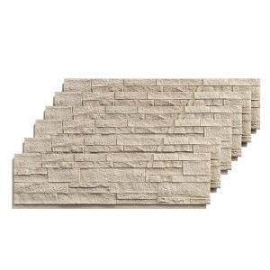 High-Density Polyurethane Faux Stone Siding Panels for Interior Exterior Decor Covering Rock Panel PU Stone - 1 of 4
