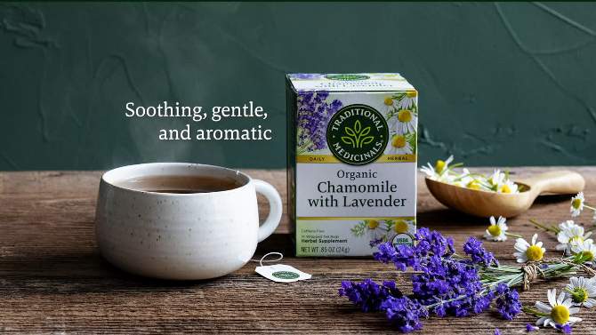 Traditional Medicinals Chamomile Lavender Tea 96 Count, 2 of 5, play video