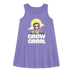 - LOL Surprise! - Grow Grrrl Graphic Sleeveless Aline Dress - 1 of 3
