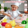 Skirfy 53PCS Play Food Sets for Kids Kitchen, Pretend Play Toys, Play Pots and Pans Sets ,Toys for Toddlers 3-5 - 2 of 4