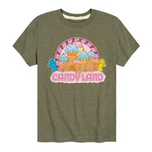 Boys' - Candy Land - Castle Short Sleeve Graphic T-Shirt - 1 of 4