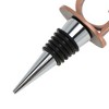 Unique Bargains Bottle Stoppers Aluminum Alloy TPE Red Bronze Tone Black Silver Tone 4.25"x1.61"x0.98" 1 Pc - 3 of 3