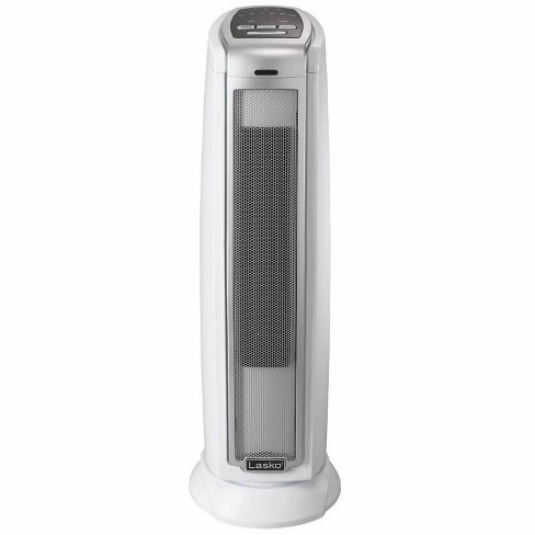 BLACK+DECKER Space Heater with Adjustable Thermostat, Ceramic Tower Heater,  Portable Heater & Tower Fan with 3 Settings, Oscillating Electric Heater