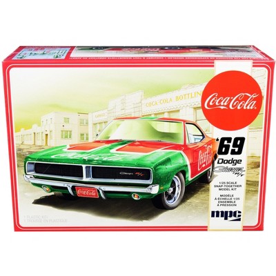 Skill 3 Snap Model Kit 1969 Dodge Charger RT "Coca-Cola" 1/25 Scale Model by MPC