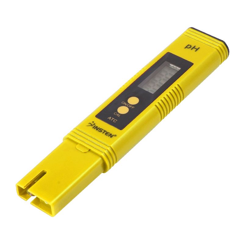 Insten - Digital pH Meter Tester Pen for Water Hydroponics, High Accuracy, Pocket Size, 0-14 pH Measurement Range, 3 of 10
