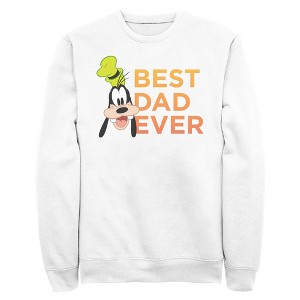 Men's Mickey & Friends Father's Day Best Goofy Dad Ever Sweatshirt - 1 of 4