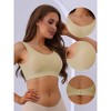 Allegra K Women's Soft Breathable U Back Push-up Full Coverage Bras without Underwire - 3 of 4
