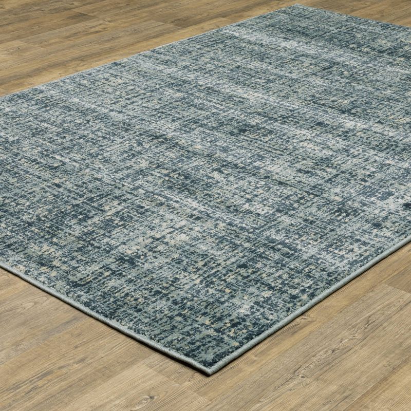 Bryant Etched Striped Indoor Area Rug Teal/Gray - Captiv8e Designs, 4 of 12