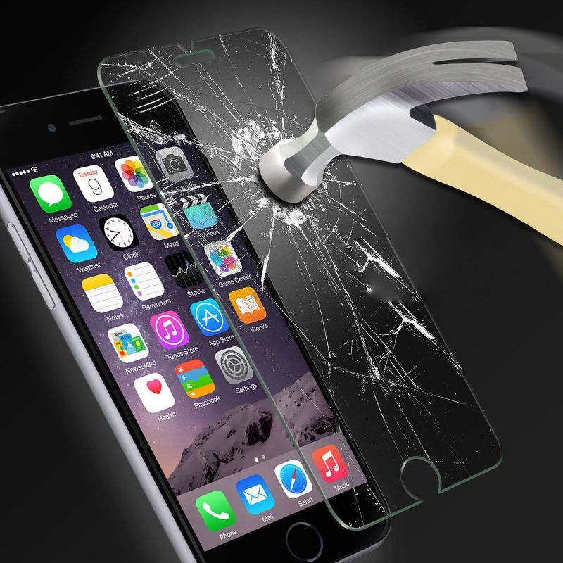 Insten Tempered Glass Screen Protector compatible with Apple iPhone 6/6s, 3 of 10