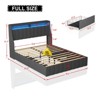 NicBex Full/Queen Size Wood Platform Bed with LED and 4 Drawers for Adults/Boys/Girls - 3 of 4