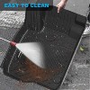 Floor Mats for Chevy ta-hoe/G M C YU-KON 2015–2019, All-Weather TPE Floor Liners, Black Rubber Mats for 1st & 2nd Row - 4 of 4