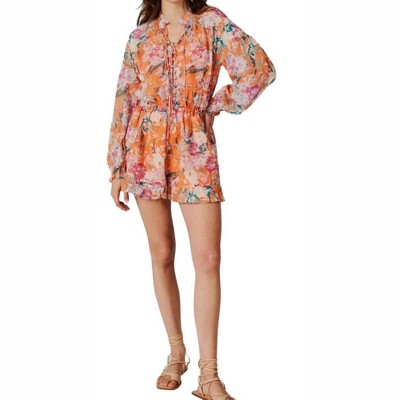 Women's PRINTED ROMPER - DELUC