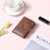 BEAFUP Small Wallets for Women,Leather RFID Blocking,Bifold Zipper Pocket Wallet,Card Case Purse with ID Window,Applies to Gift - 2 of 4