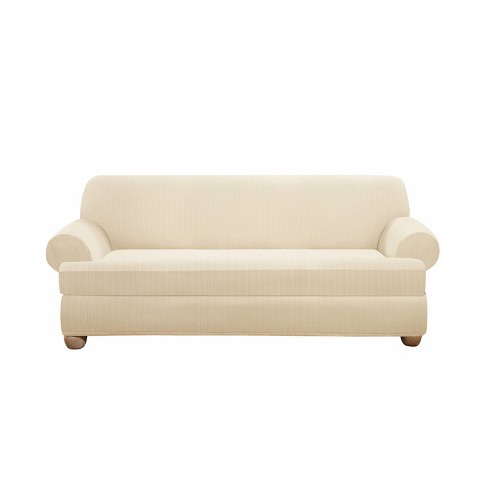 Sure Fit Stretch Stripe Sofa Slipcover