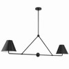 Crystorama Lighting Xavier 4 - Light Chandelier in  Matte Black - 2 of 4
